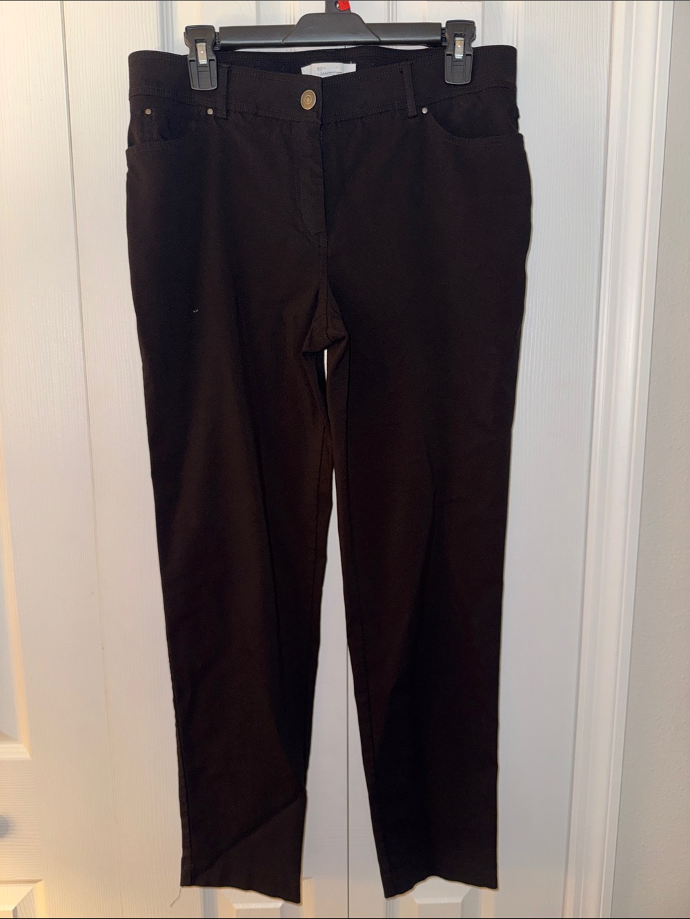 89th + Madison Black Stretch Pants Size 14